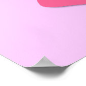 Rosa Ribbon Poster (Ecke)