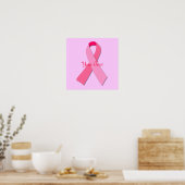 Rosa Ribbon Poster (Küche)