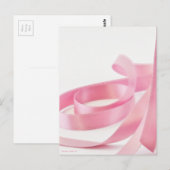 Rosa Ribbon Postkarte (Vorne/Hinten)