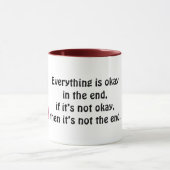 Rosa Ribbon Ringer-Tasse Tasse (Zentrum)