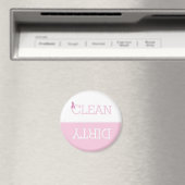 Rosa Ribbon saubere Geschirrspülmaschine Magnet (In Situ (Geschirrspüler))