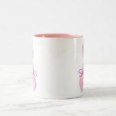 Rosa Ribbon Survivor Tasse (Mittel)