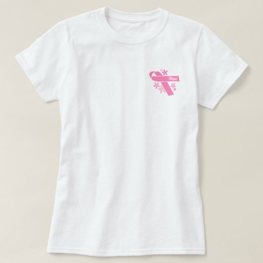 Rosa Ribbon T-Shirt (Design vorne)