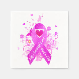 Rosa Ribbon Vintag Serviette