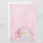 Rosa Ribbons Briefpapier (Vorne/Hinten)