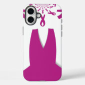 Rosa Ribbons Brustkrebs Case-Mate iPhone Hülle (Rückseite)