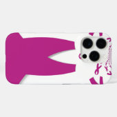 Rosa Ribbons Brustkrebs Case-Mate iPhone Hülle (Rückseite (Horizontal))