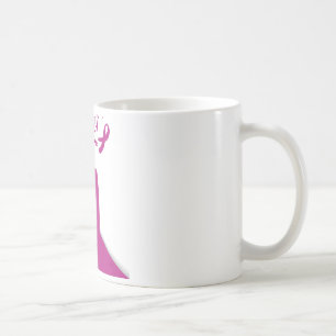 Rosa Ribbons Brustkrebs Kaffeetasse