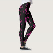 Rosa Ribbons.. Brustkrebs Leggings (Rechts)