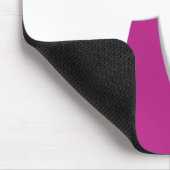 Rosa Ribbons Brustkrebs Mousepad (Ecke)