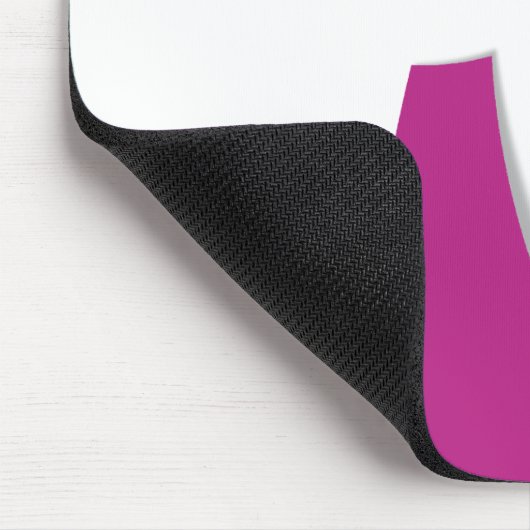 Rosa Ribbons Brustkrebs Mousepad (Ecke)