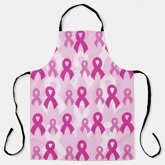 Rosa Ribbons/Licht...Brustkrebs Schürze (Vorderseite)