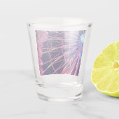 Rosa Riesenrad Schnapsglas (Rückseite)
