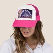 Rosa Riesenrad Truckerkappe (Beispiel)
