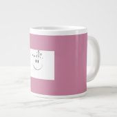 Rosa riesige Tasse (Vorderseite Rechts)