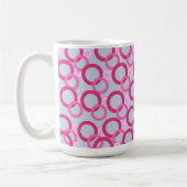 Rosa Ringe Kaffeetasse (Links)