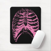 rosa Rippenkäfig Mousepad (Mit Mouse)