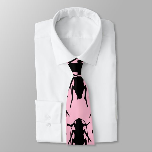 Rosa Roaches Krawatte (Gebunden)