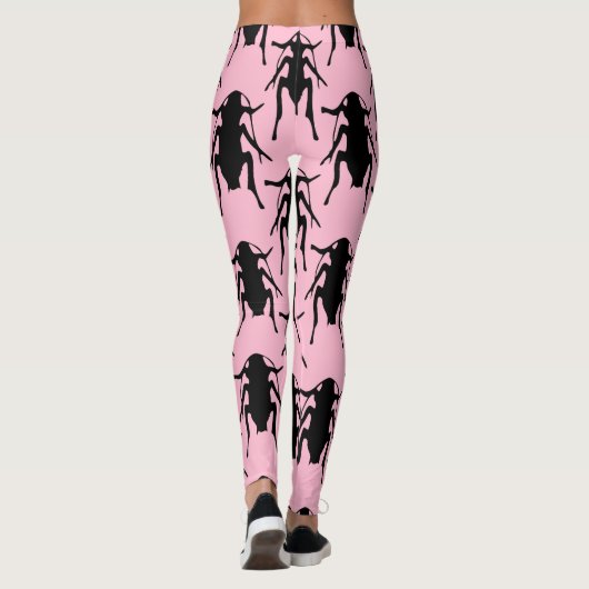 Rosa Roaches Leggings (Rückseite)
