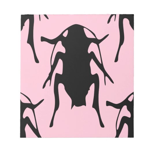 Rosa Roaches Notizblock (Vorderseite)