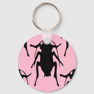 Rosa Roaches Schlüsselanhänger