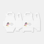 Rosa Robin Bird Baby Dusche Geschenkschachtel (Ungefaltet)