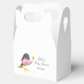 Rosa Robin Bird Baby Dusche Geschenkschachtel (Geöffnet)
