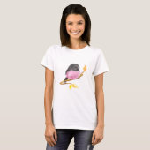 Rosa Robin Bird T - Shirt (Vorne ganz)