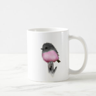 Rosa Robin Bird-Tasse Kaffeetasse