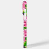 Rosa Robin und Rose Case-Mate iPhone Hülle (Rückseite / Links)