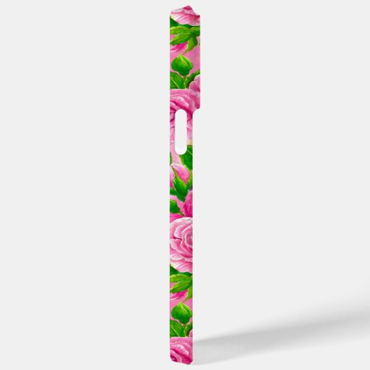 Rosa Robin und Rose Case-Mate iPhone Hülle (Rückseite / Rechts)