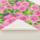 Rosa Robin und Rose Sherpadecke (3/4)