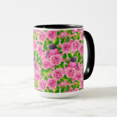 Rosa Robin und Rose Tasse (VorderseiteRechts)