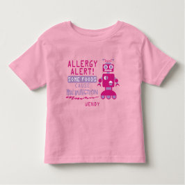 Rosa Robot Food Allergary Alert Shirt