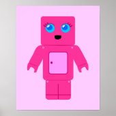 Rosa Robot Poster (Vorne)