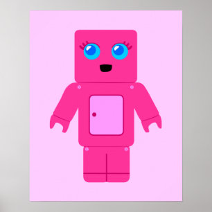 Rosa Robot Poster