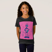 Rosa Robot T-Shirt (Vorne ganz)