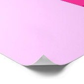 Rosa Roboter Poster (Ecke)