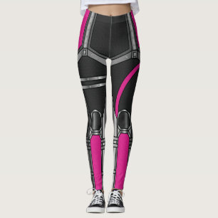 Rosa Roboterrüstung Leggings