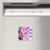 Rosa, Rock & Roll_ Magnet (In Situ (Geschirrspüler))