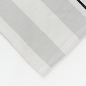 Rosa Rockstargitarre mit Flügeln Fleecedecke (Ecke)