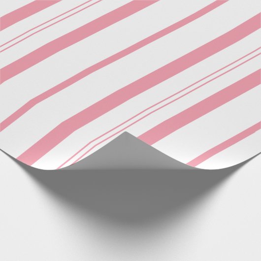 Rosa Rohre Geschenkpapier (Ecke)