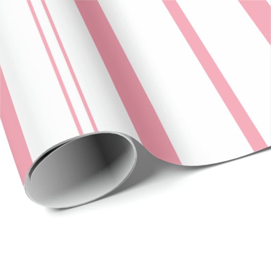 Rosa Rohre Geschenkpapier (Rolleneckpunkt)