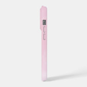 Rosa Roller Florales Handyhülle iPhone Hülle (Linke Seite)