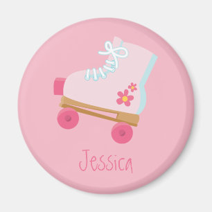 Rosa Rollerskates Magnet