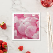 Rosa Romantik blühende Blume mit Tau Serviette (Beispiel)