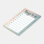 Rosa Romantik modern zu erleben Post-it Klebezettel (angewinkelt)