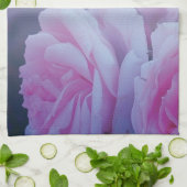 Rosa romantische Rose Blume Geschirrtuch (Gefaltet)