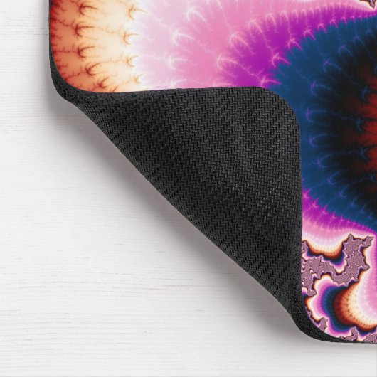 Rosa Roots - Fraktal Mousepad (Ecke)