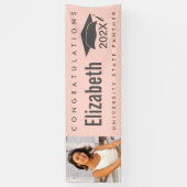 Rosa Rosa Abschluss 1 Foto fett, modern Banner (Vertikal)